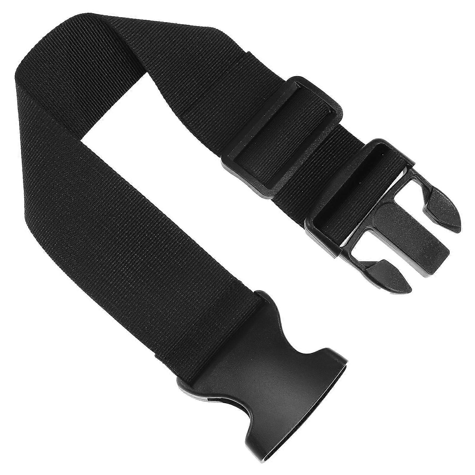 Black Buckle Strap Fanny Pack Extender for 3Pcs Adjustable Use