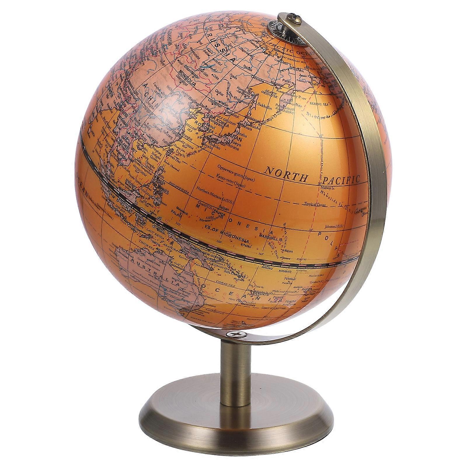 Terrestrial Globe Globe Ornament Decorative for 3Pcs Geography Teaching