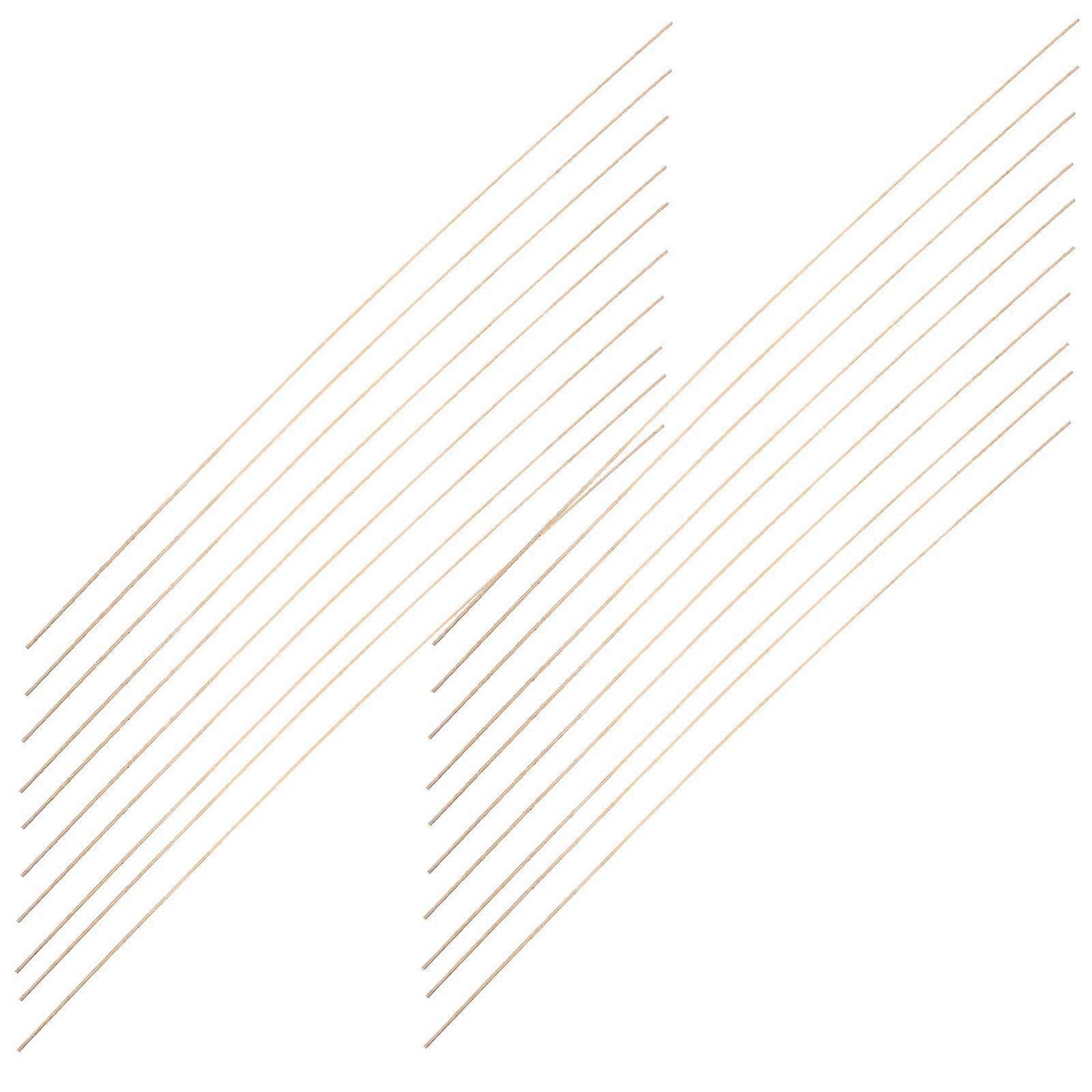 20pcs Bamboo Kite Support Sticks For Diy Making Flexible Dowels Stable Frame Shape Lightweight Dowel Sticks For Kite Construction