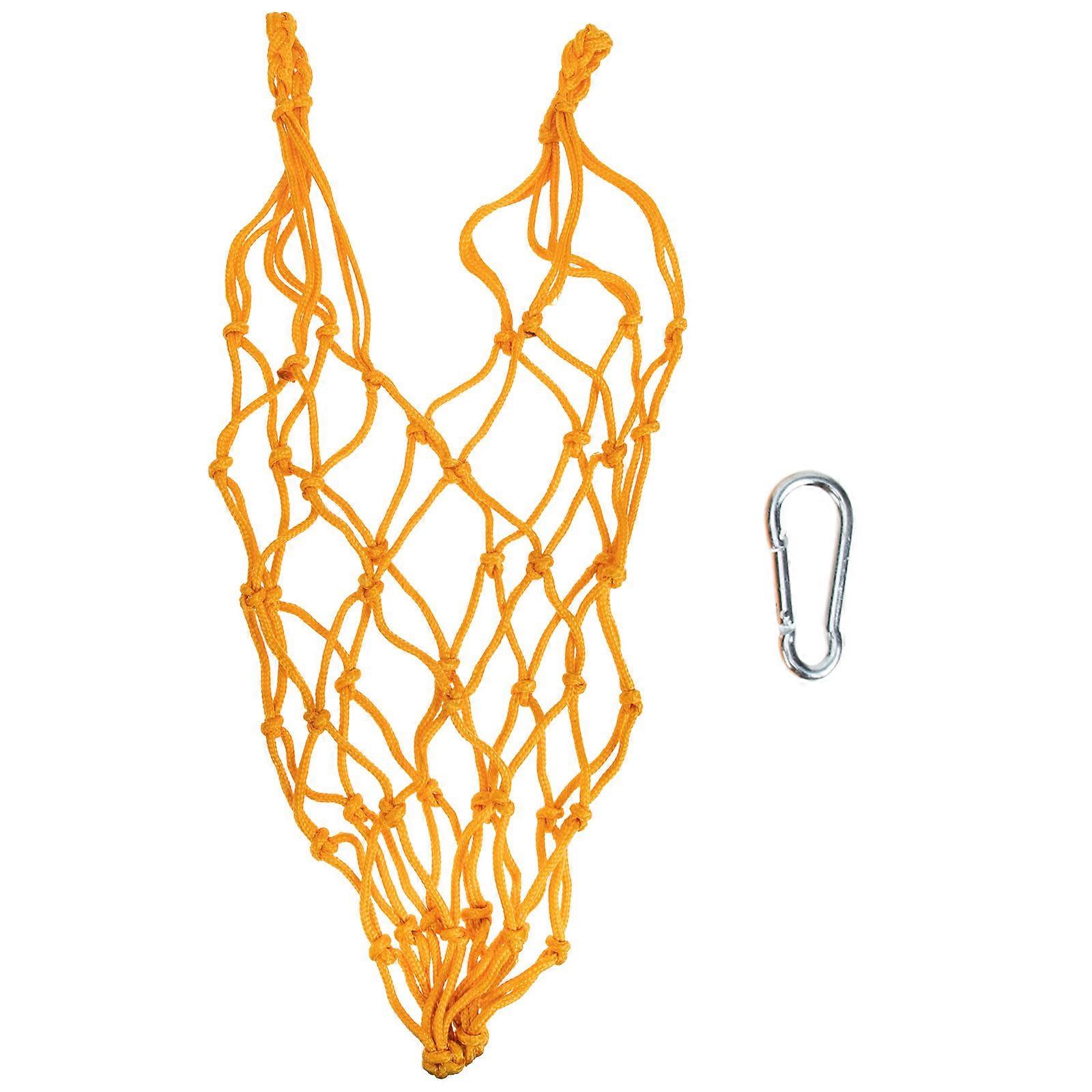 Parrot Feeding Net Cotton Hanging Bag for Feeding 2Pcs Yellow Chicken Supplies