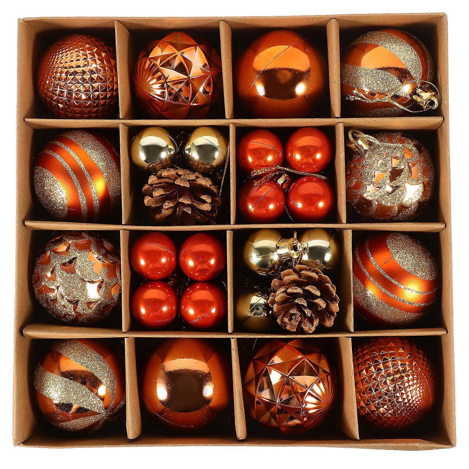 Christmas Tree Pendants Xmas Tree Decorations Hanging for 126Pcs Set