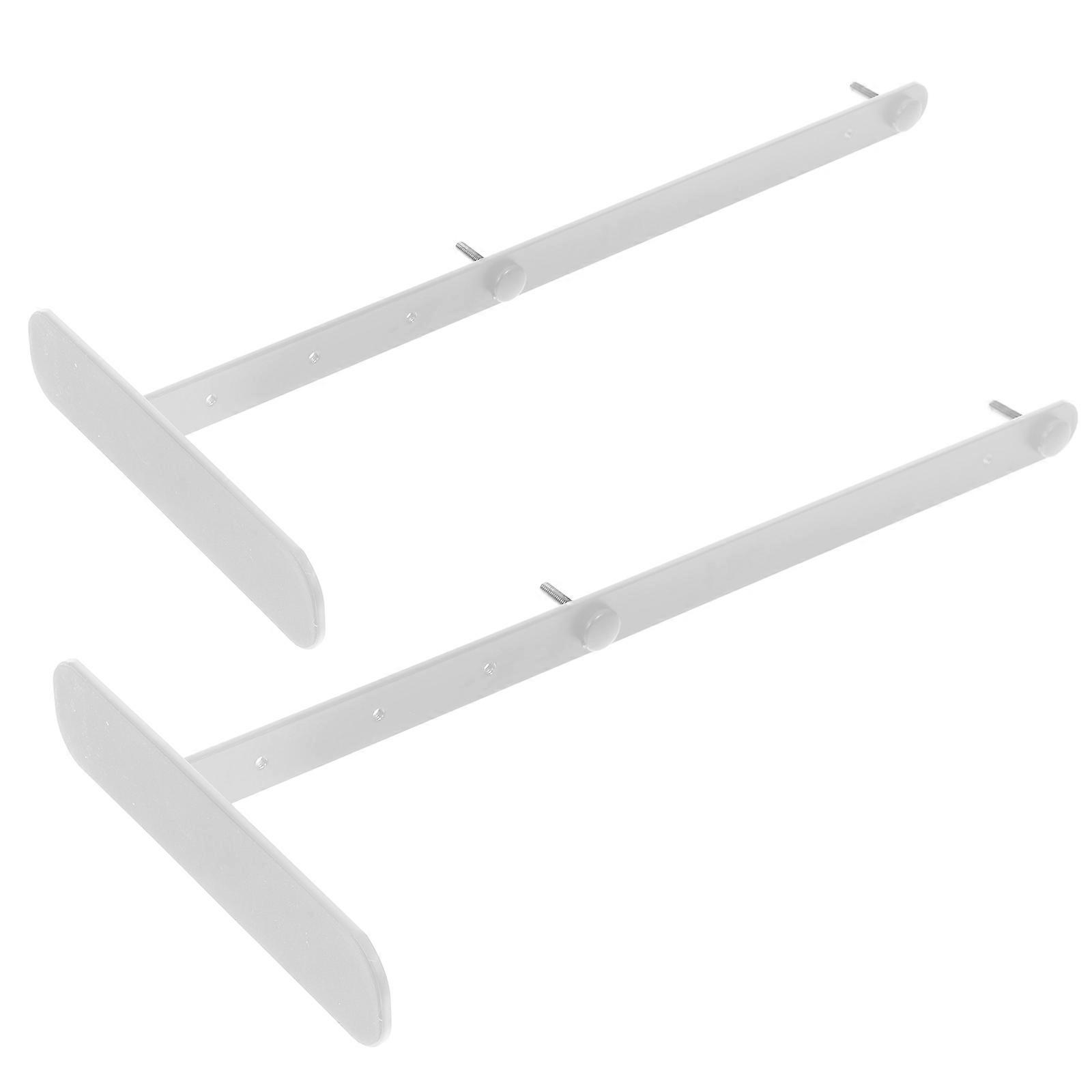 Pegboard Table Display Stand for Office Adjustable Brackets 4Pcs