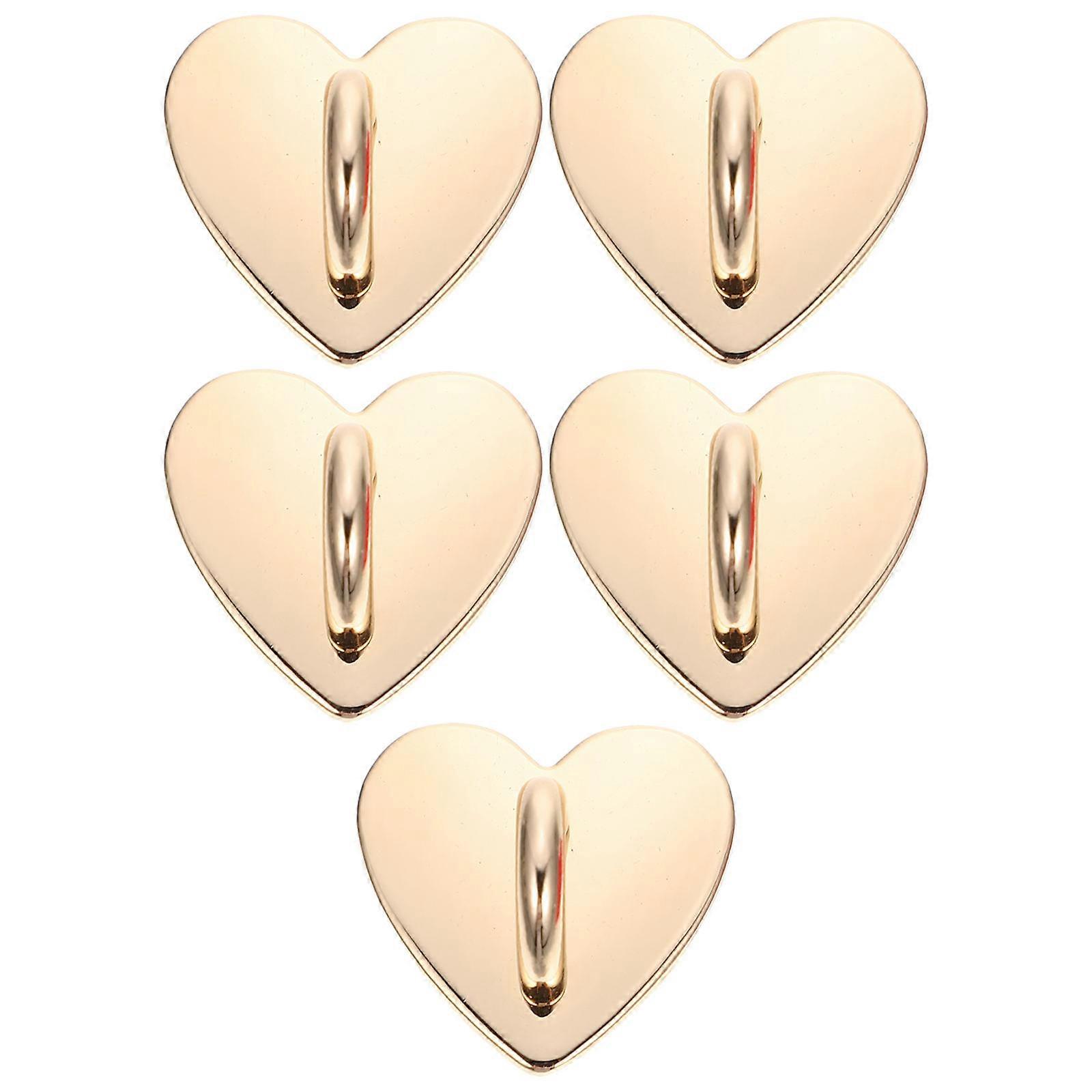 Golden Phone Kickstand with Heart Shaped Metal Finger Loop 25Pcs