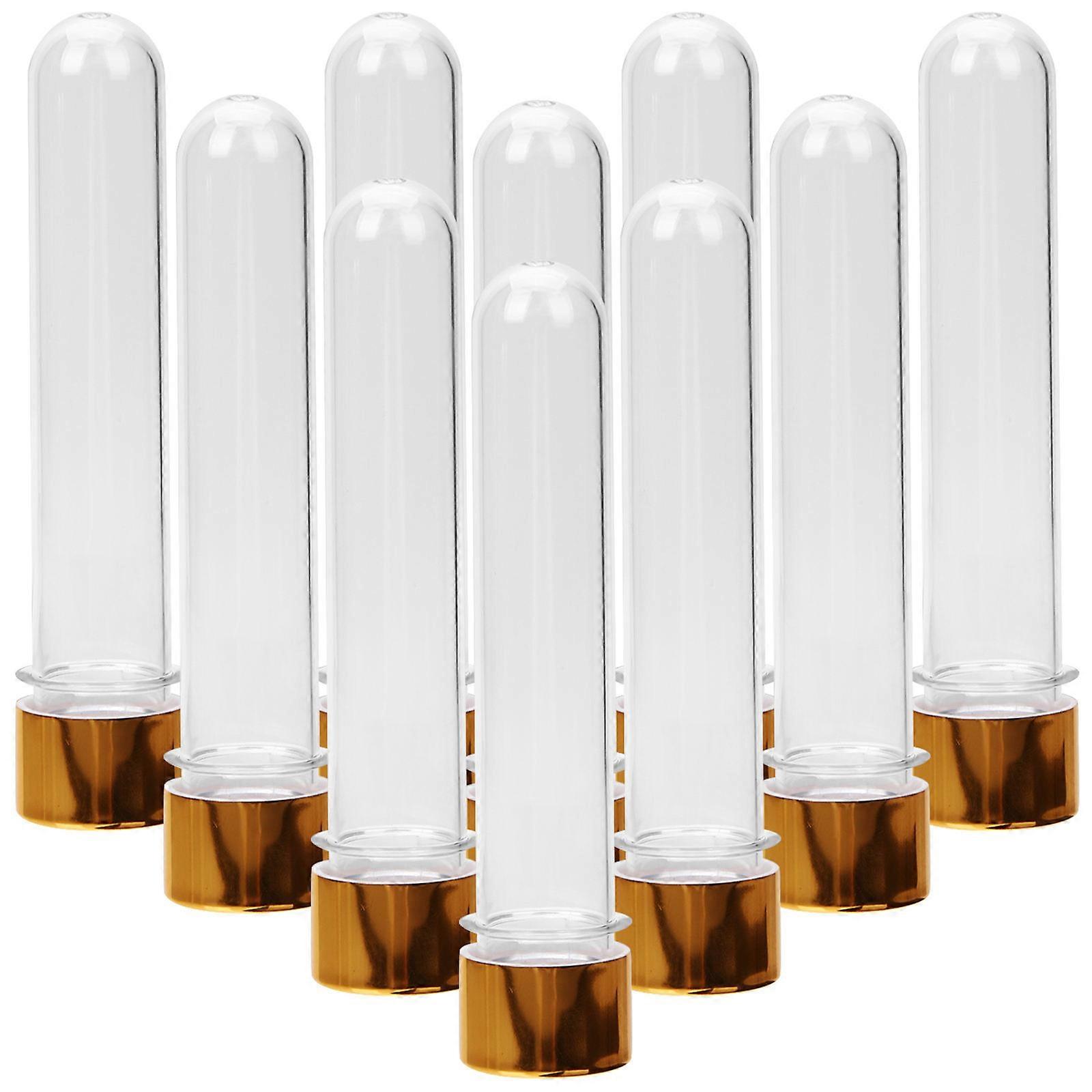 Clear Test Tubes 40Pcs Tiny Vials For Storing Beauty Products Leak Proof Design Suitable For Sample Use And Travel