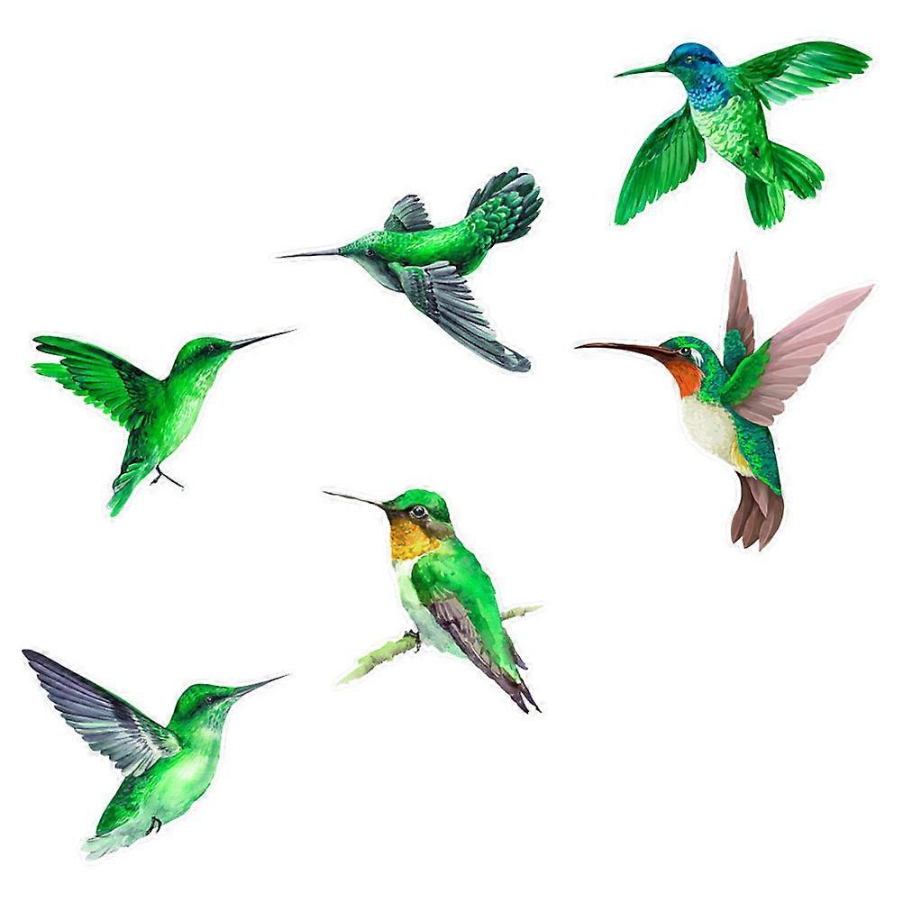 Anti Collision Window Cling 2 Sets For Windows And Glass Doors Featuring Glue Free Adhesion Multi Colored Static Cling Design For Bird Protection
