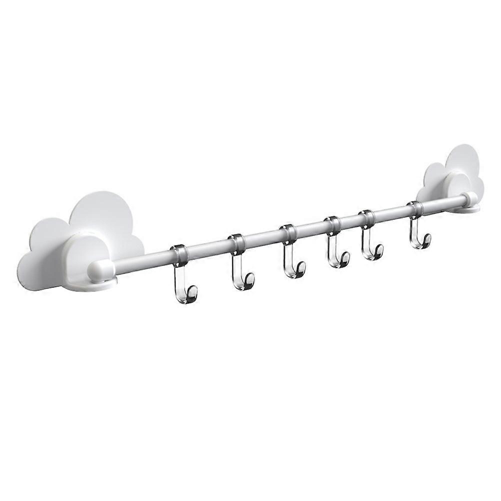 Wall Hook Traceless Hanger for Bedroom 2Pcs Cloud Shape Hooks