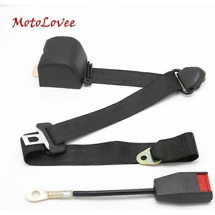 Universal retractable three-point car seat belt, automatic locking, FEB006