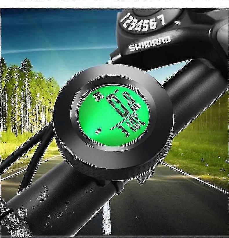 Wireless Bike Computer, Waterproof Wireless Bike Computer, Speedometer With 3-color Backlight, Lcd Odometer