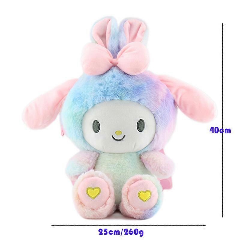 Transformed Cat Melody Kuromi Plush Doll Children's Backpack