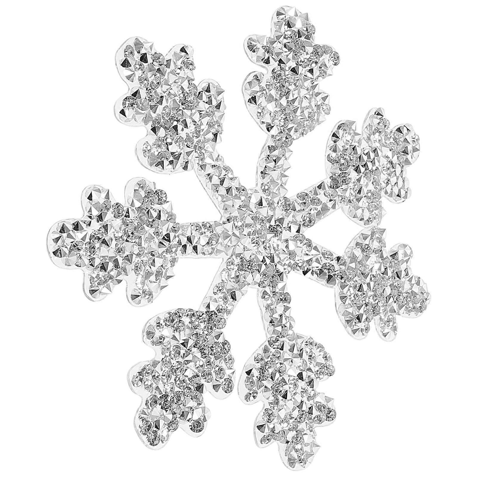 Compact Hat Patches Snowflake Shape Iron on 2Pcs for Repairing Clothes