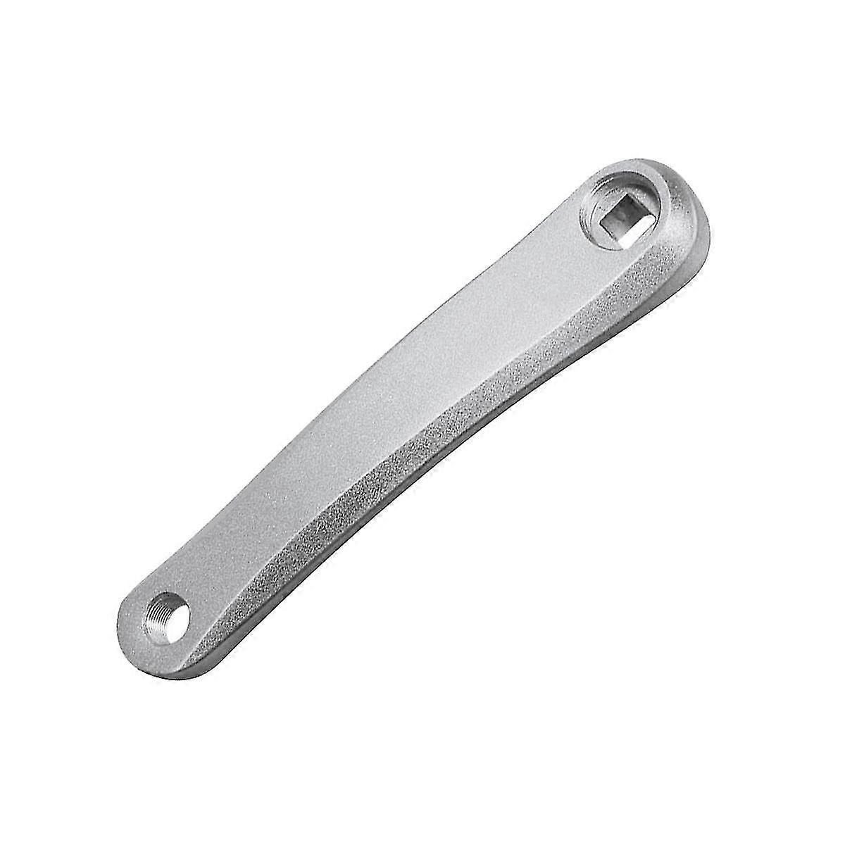 170mm Vevarm Mountainbike Vänster Sida Vev Fyrkantigt Hål Vevparti Handtag Del Ersättning Silver