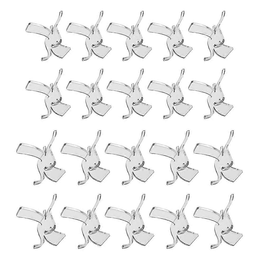 Clear Display Stands Acrylic Holder for Mineral Agate Collection 80Pcs