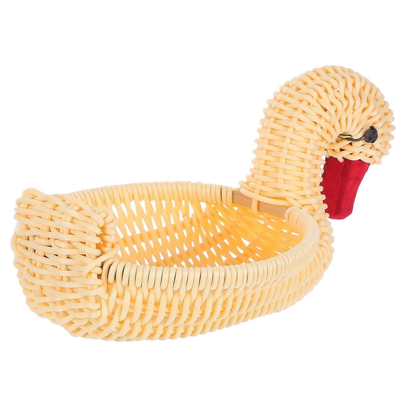 Egg Basket Woven Basket for Storage 3Pcs Cute Animal Multipurpose