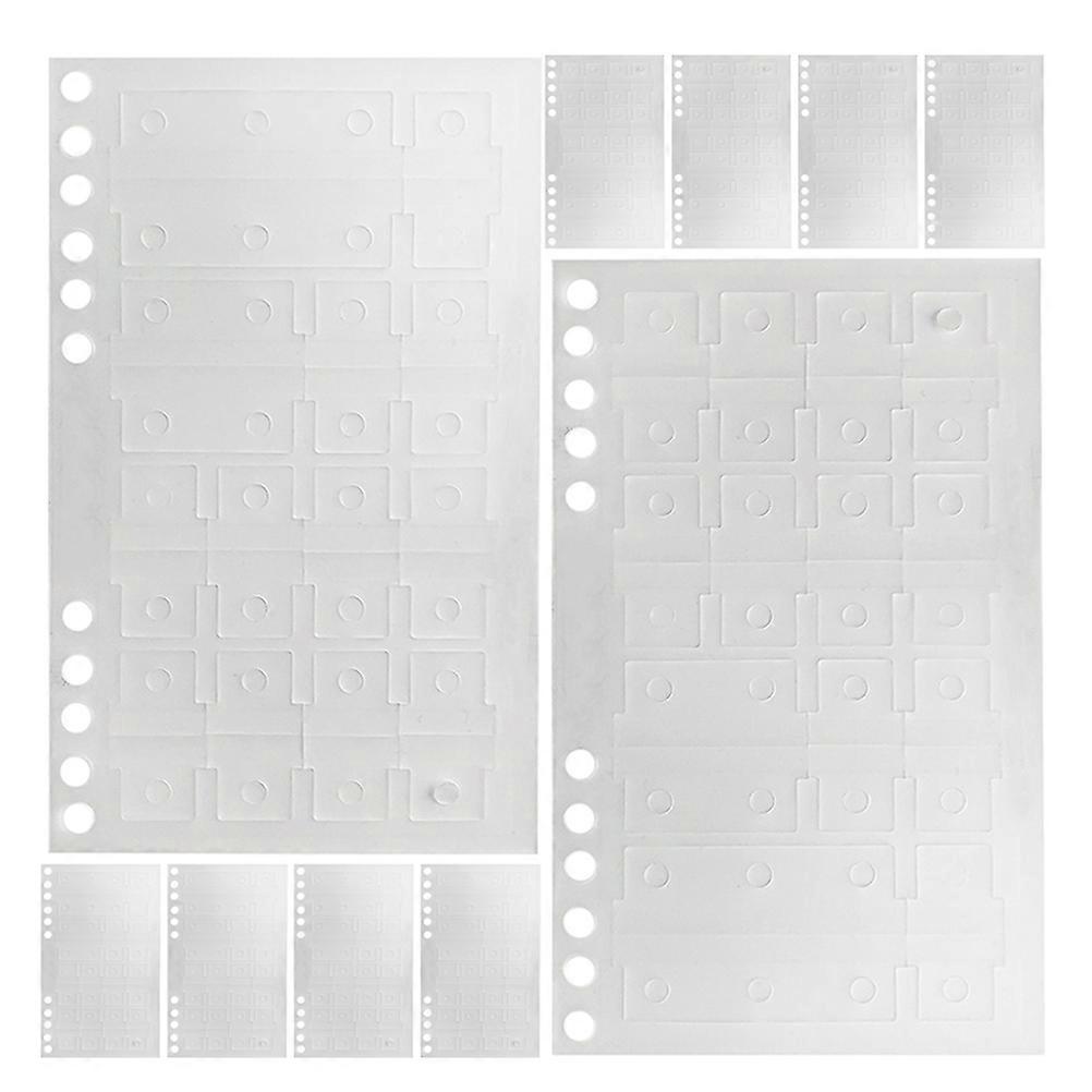 Multi-Function Sticky Index Tabs 30 Sheets For Binders Transparent Page Markers Perfect For Office And Student Use
