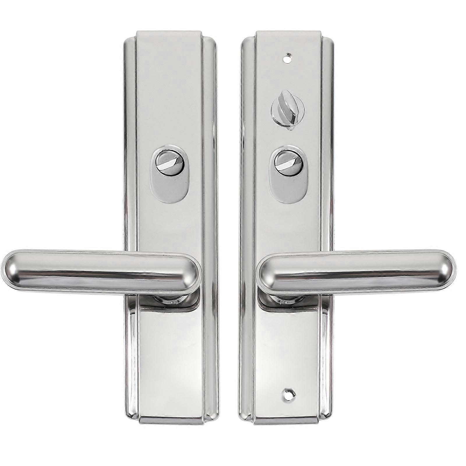 Stainless Steel Door Pull Handle Internal Entry Door Mute Simple Design Practical in Use for Office Door 1Set