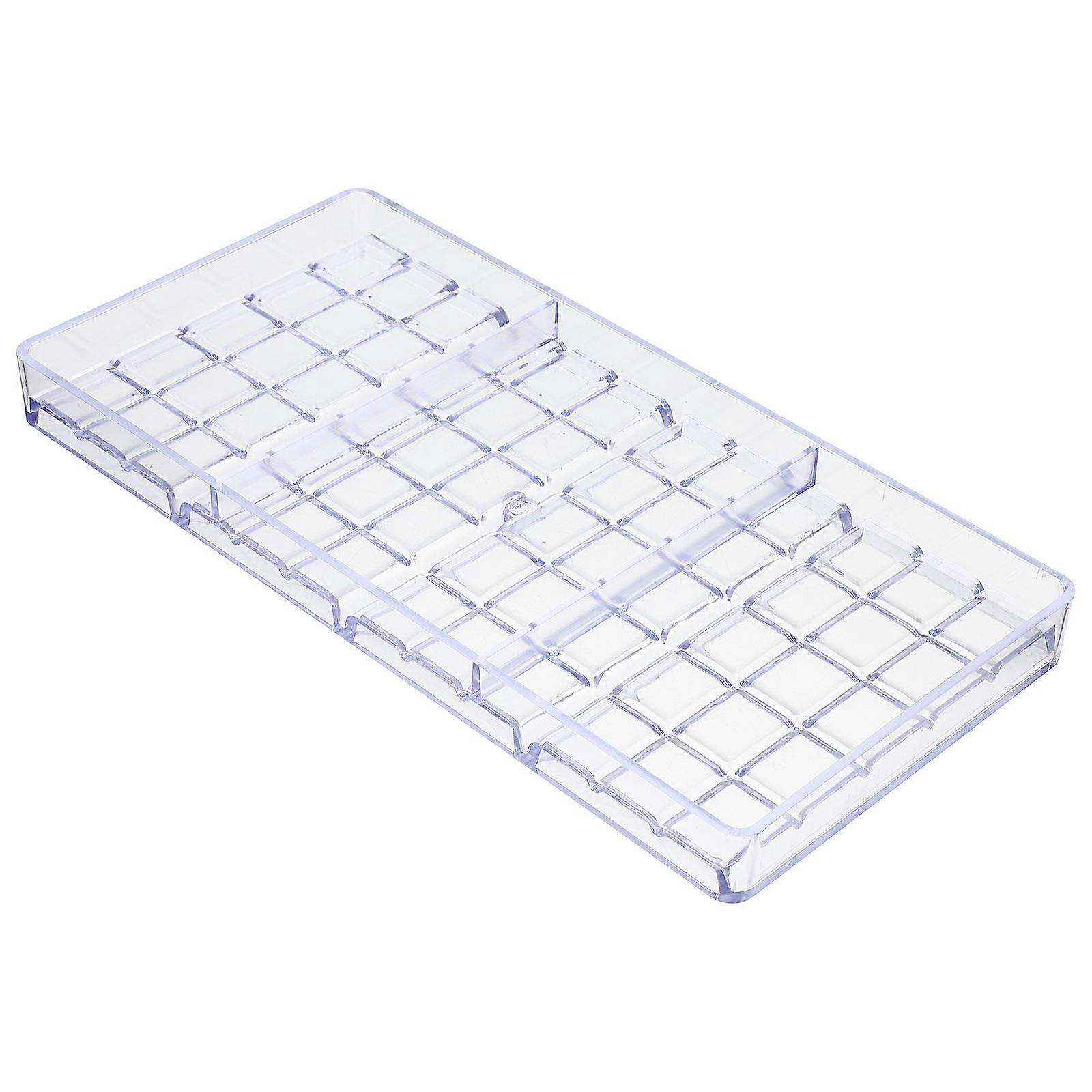 Chocolate Mold Transparent for Baking 2Pcs Clear Plastic Candy Mold