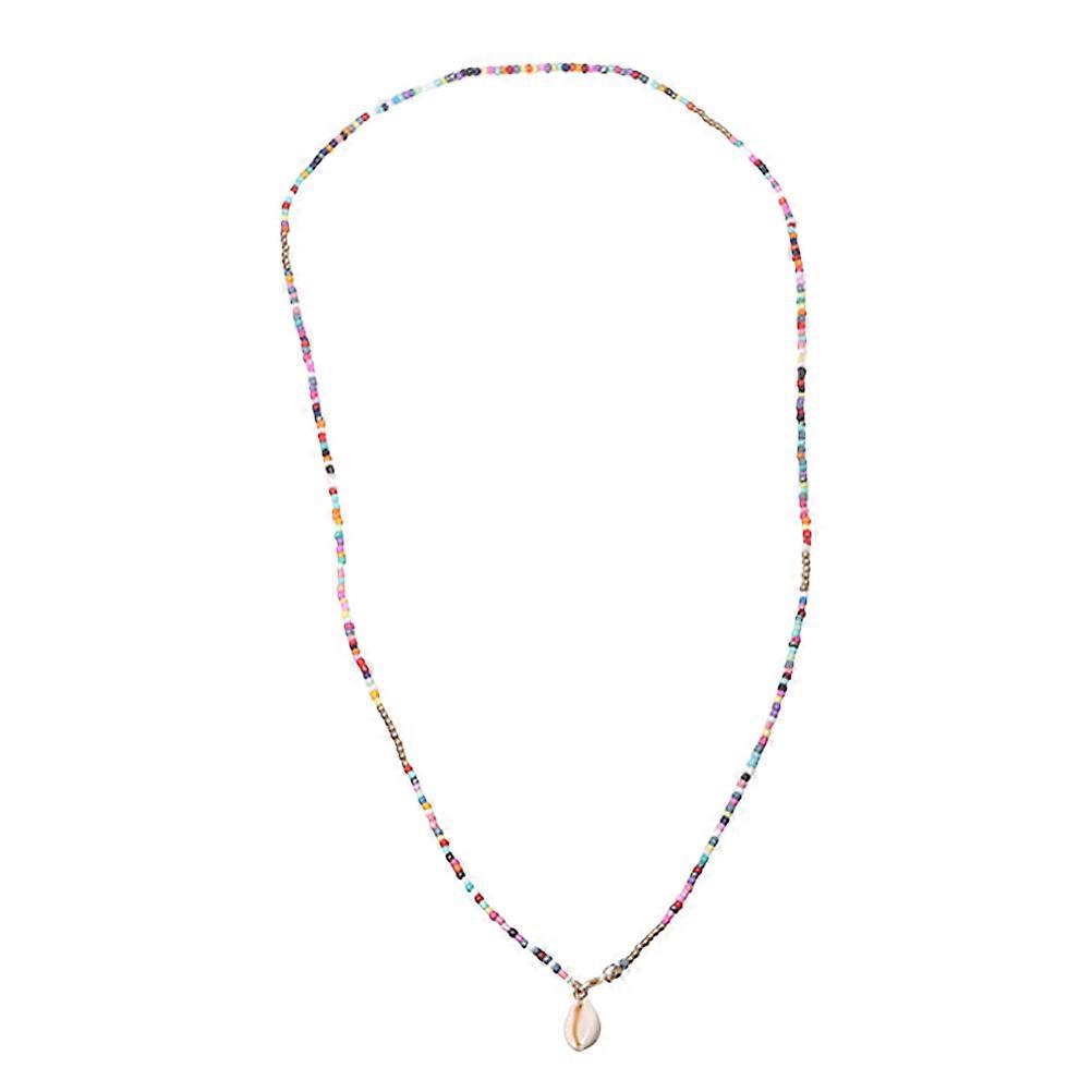 Neck Chain Bohemia Style Beaded Necklace for Decor 3Pcs Bundle