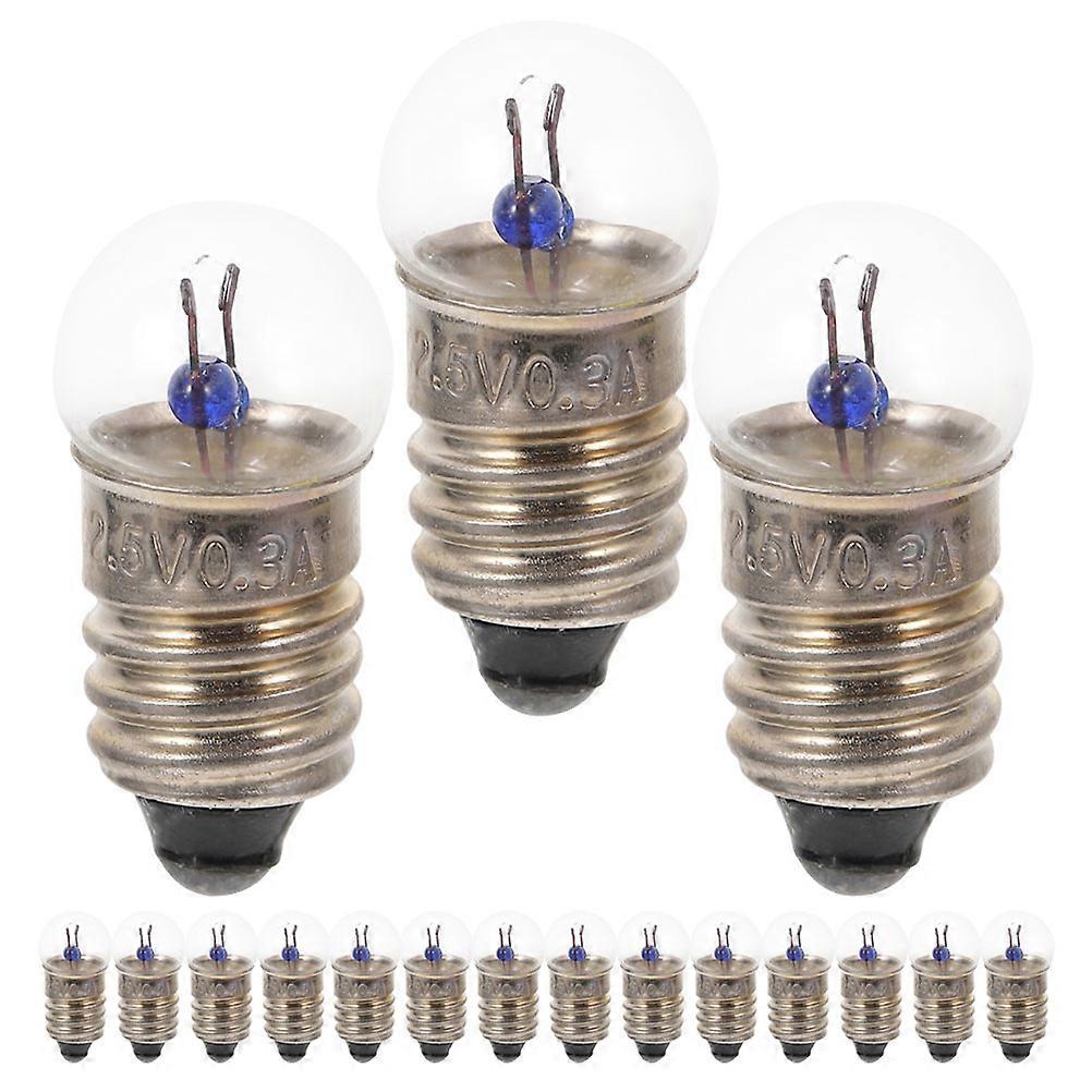 Mini Lightbulb Glass Screw in Bulbs for Illuminating 75Pcs Golden Replacement