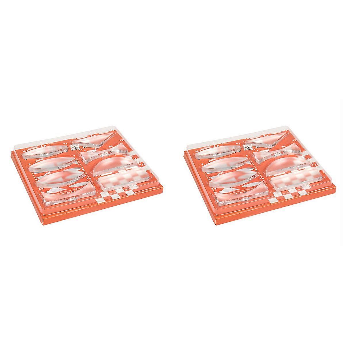 Acrylic Optical Experiment Set Triangular Prism Convex Lens