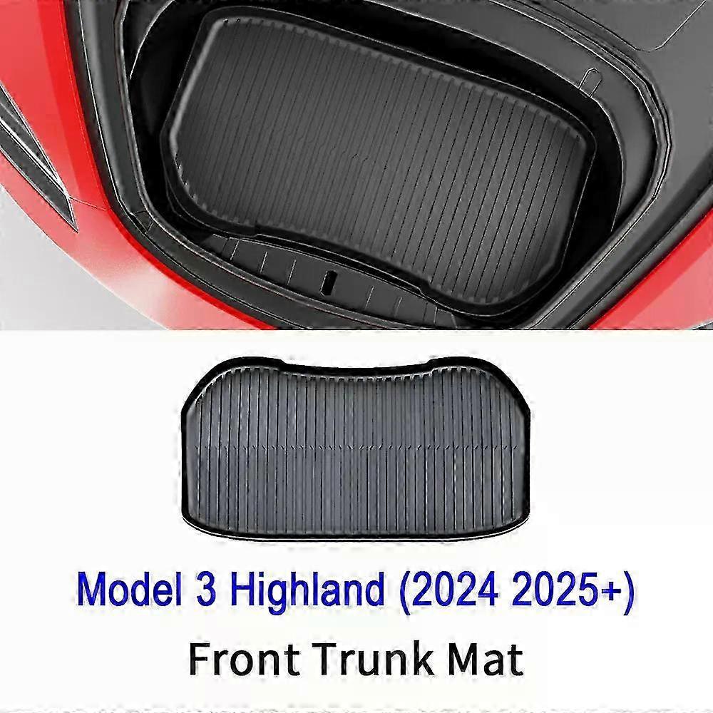 Floor Mats for Tesla New Model Y Juniper Launch Model 3 Highland Trunk Mat Carpets Protector Non-slip Floormat Car Accessories 26s