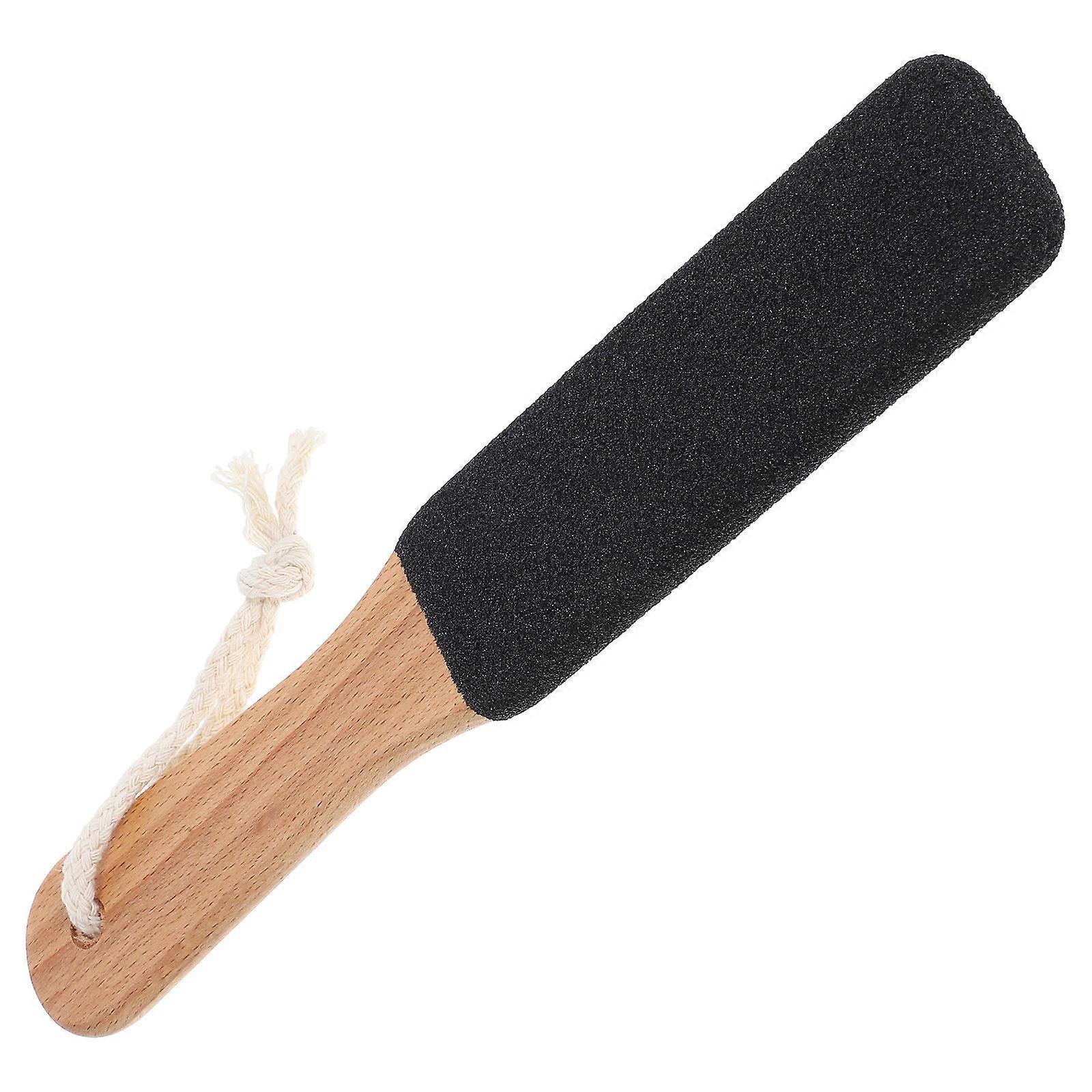 Remover for Feet Wooden Handle Double Side Foot File 2Pcs Set