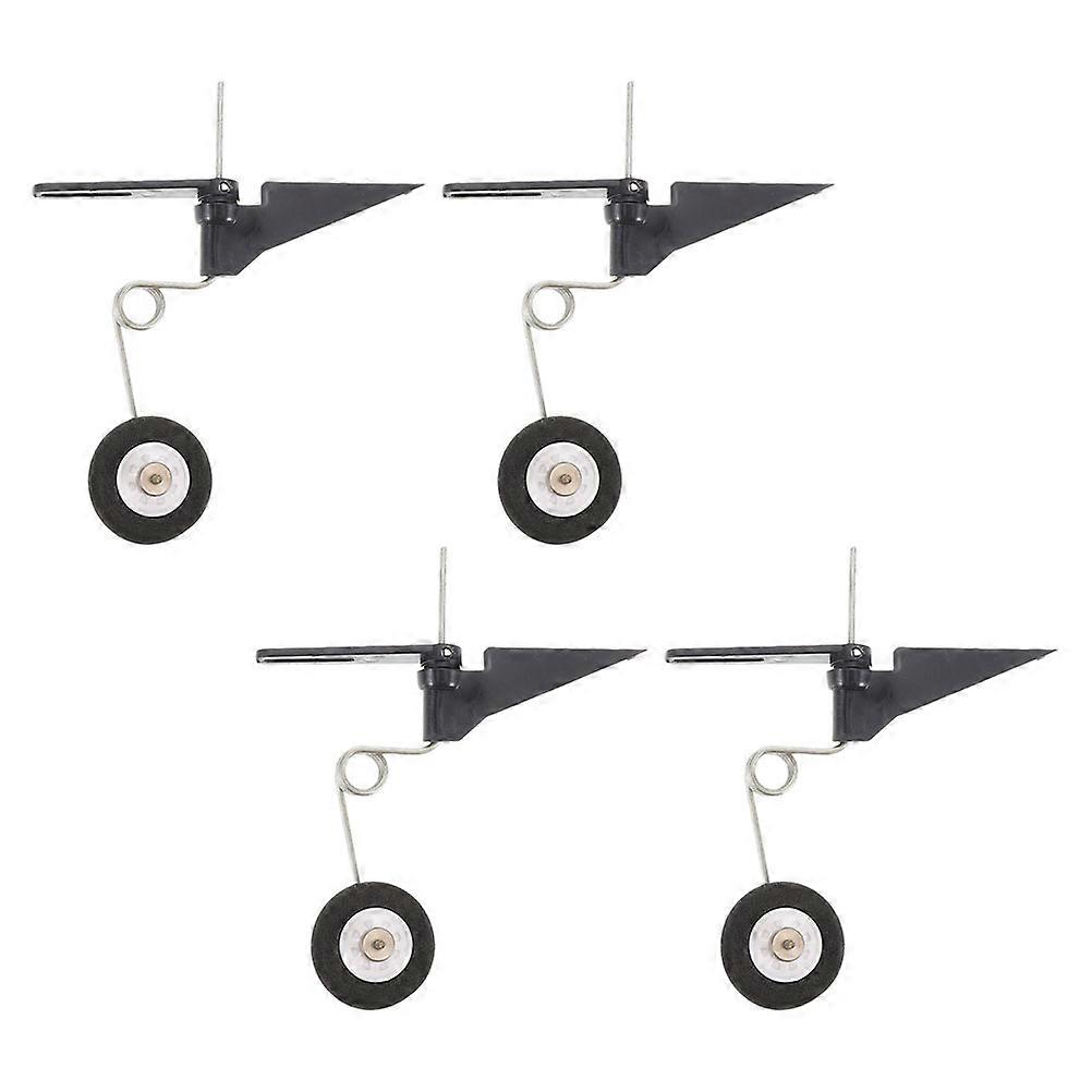 Airplane Tail Wheel 4Pcs Landing Gear Assembly for Rc Planes with Multi Color Lightweight Plastic and Metal for Aircraft Protection