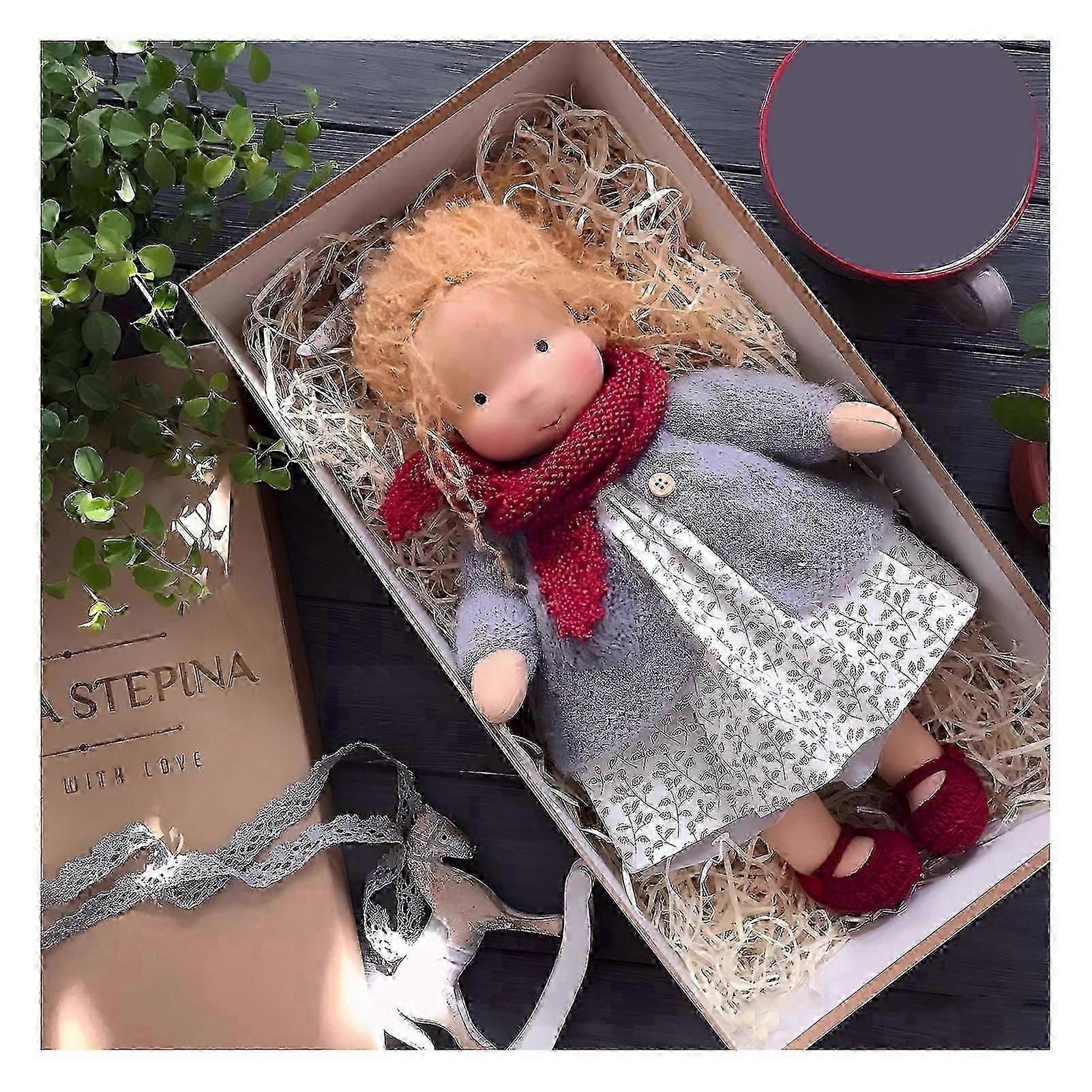 دمية والدورف اليدوية ، دمية والدورف المصنوعة يدويا ، دمية كروشيه خمر