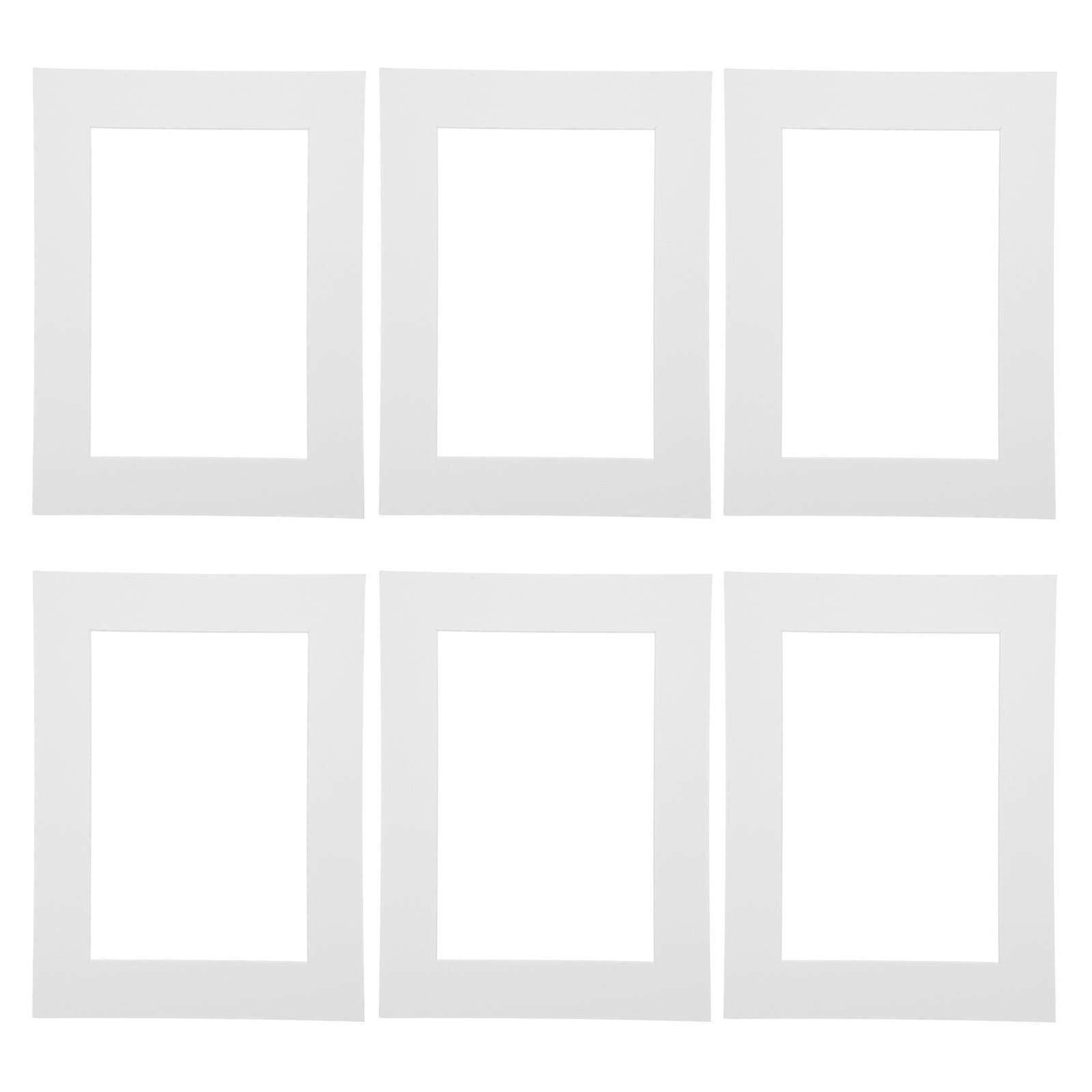 30pcs Pre-Cut Mat Board Show Kit for Photo Frame Artwork Frame Cardboard