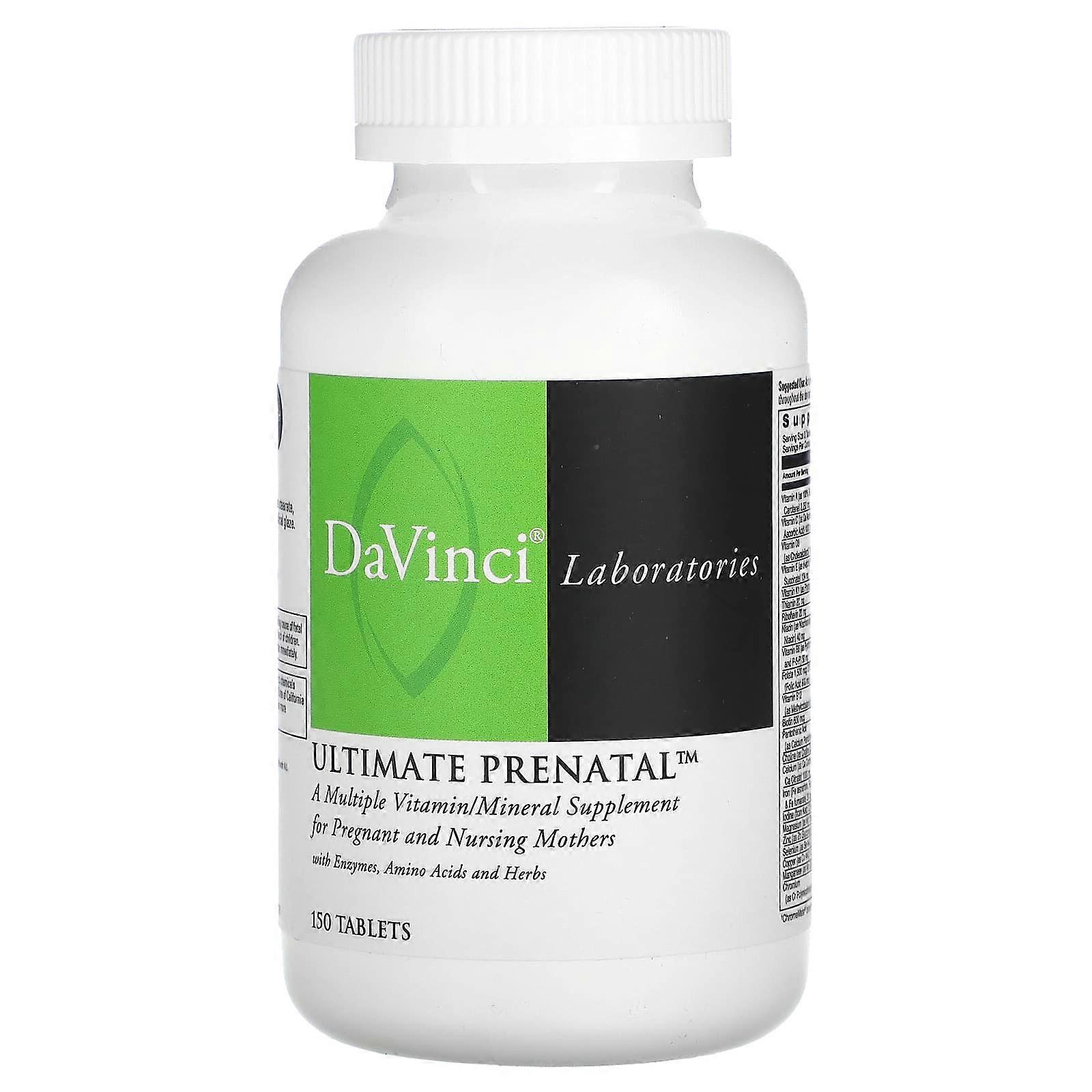 DaVinci Laboratories, Ultimate Prenatal, 150 Tabletten