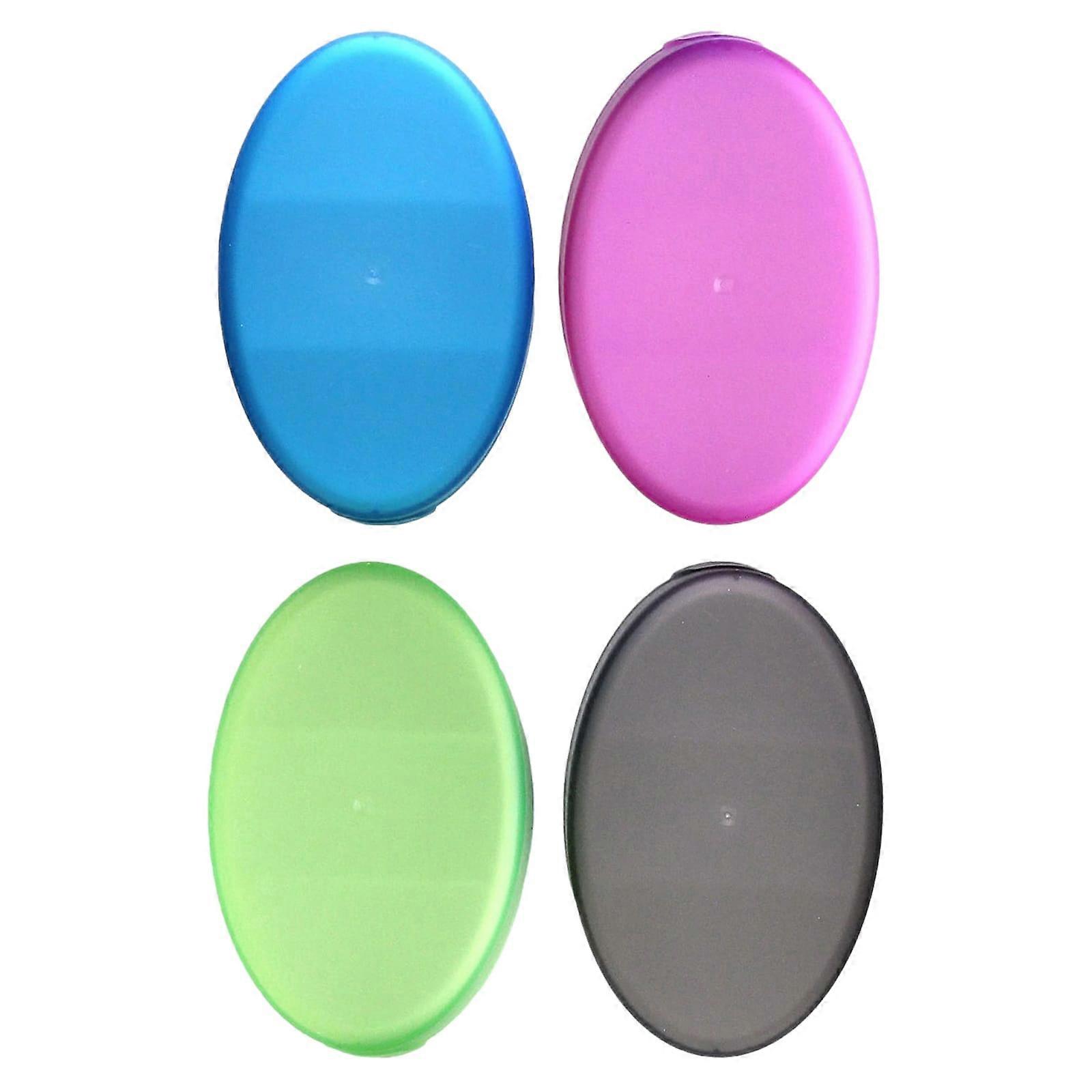 Oval Pill Containers, 4 Count