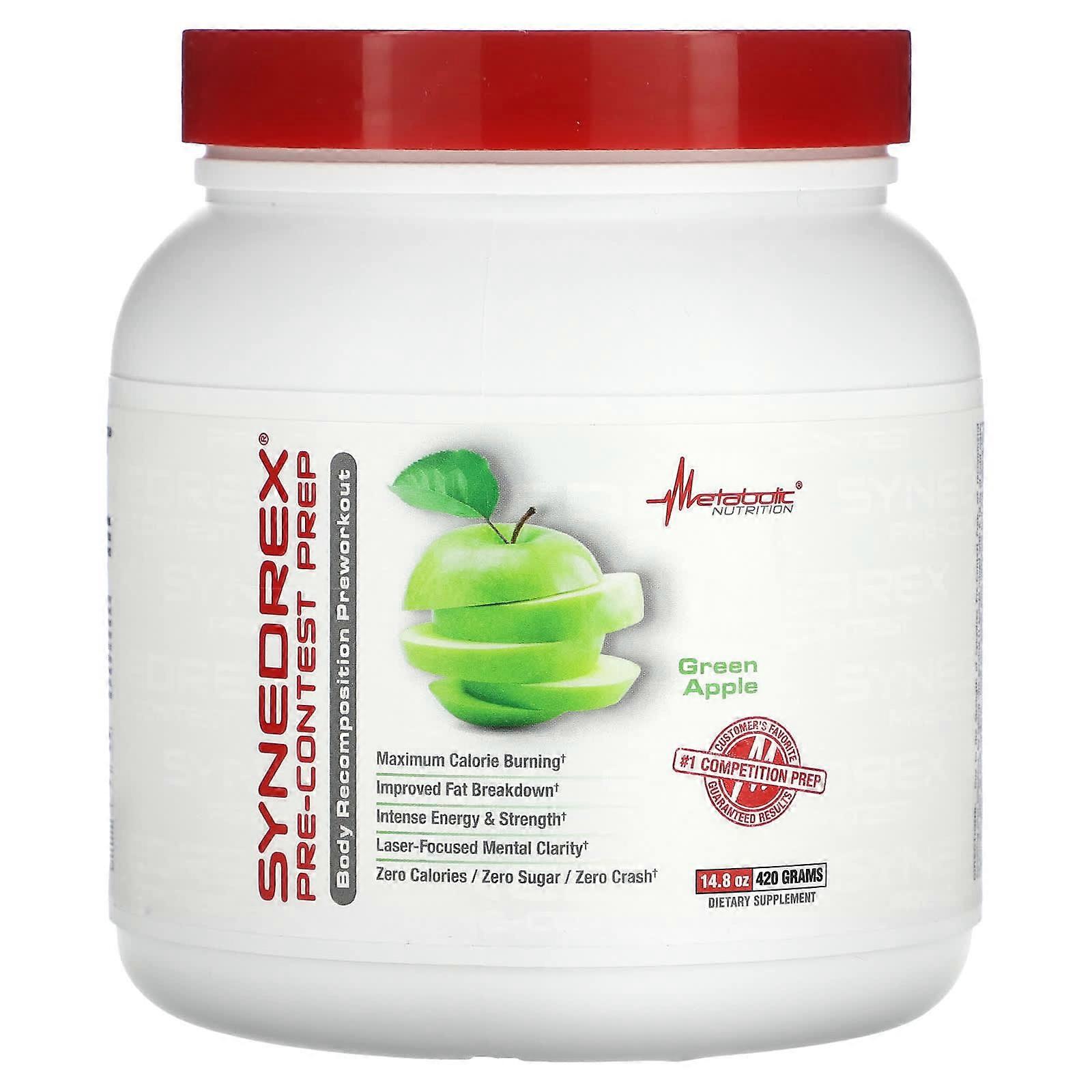 Synedrex, Pre-Contest Prep, Green Apple, 14.8 oz (420 g)