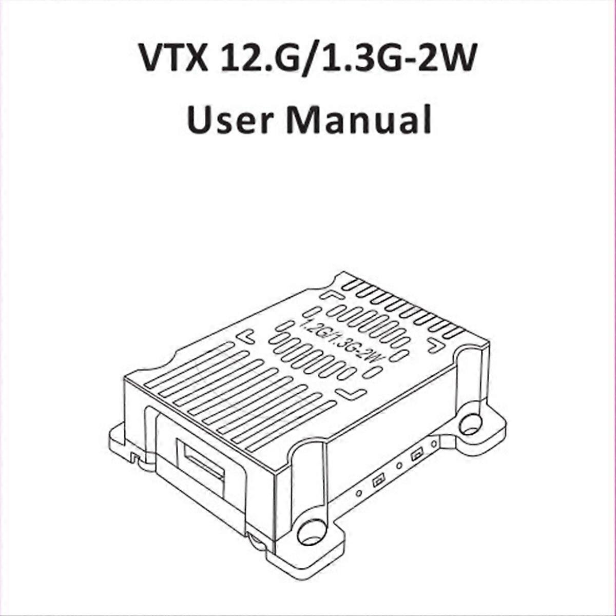 1.2G 1.3G 2W VTX 9 Channels 2000mW FPV Video Transmitter