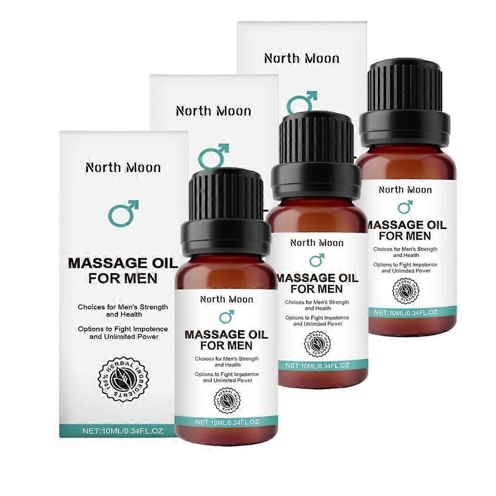 زيت تدليك للرجال - ترطيب الجسم وتوحيد اللون، يعزز الأداء والقدرة على التحمل، 10 مل