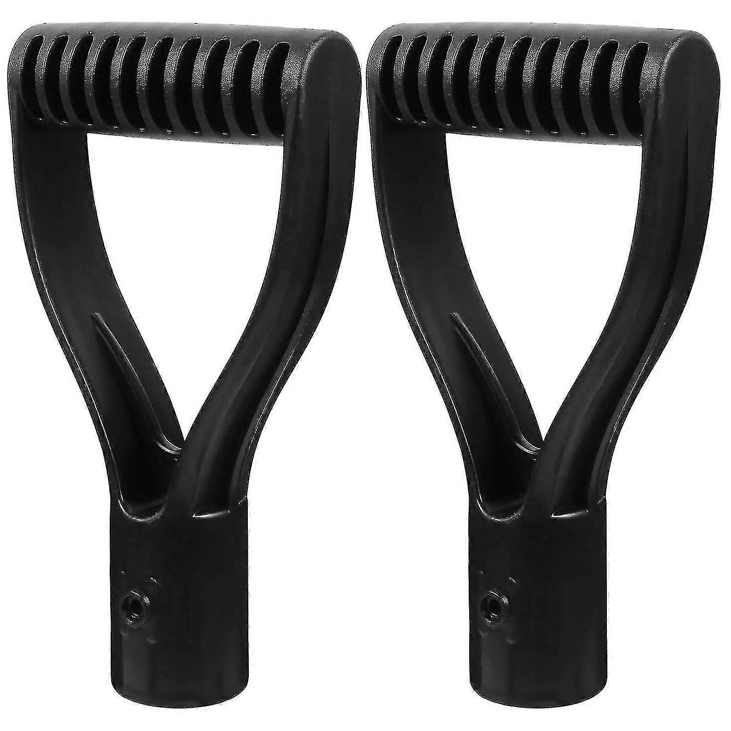 2pcs D Grip Handles, 30mm Inner Diameter Black Plastic Grip Handle
