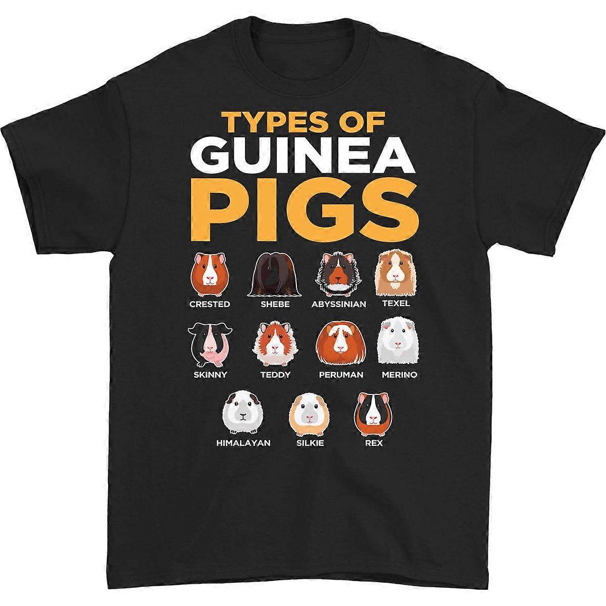 Τύποι ινδικών χοιριδίων Αστεία Χαριτωμένο Ιδιοκτήτης ινδικού χοιριδίου Εραστής Δώρο Κοστούμι T-shirt, Ινδικά χοιρίδια Whisperer Πρόσωπο Παρόν Πουκάμισα