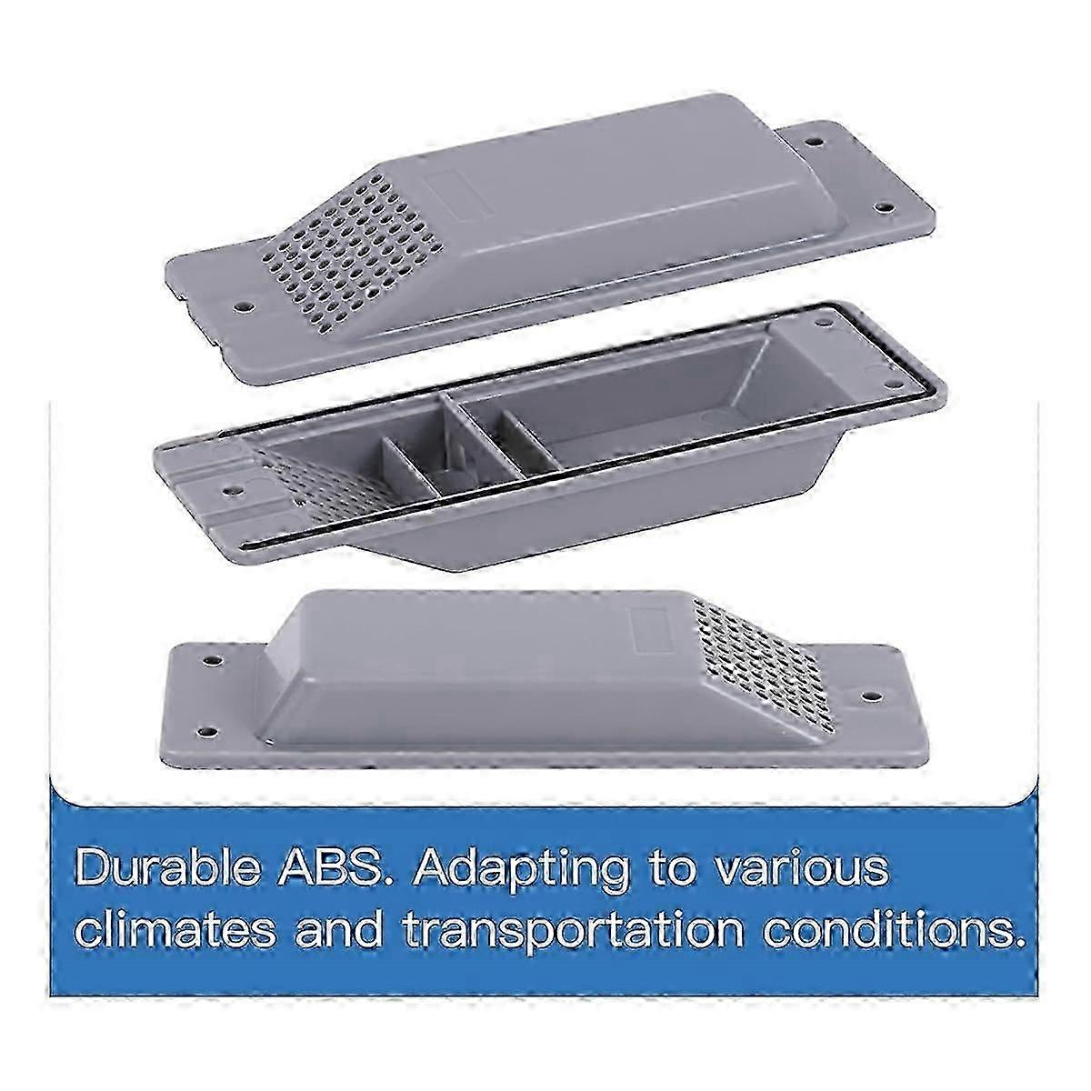 Container ventilation kit - 8pc heavy duty air flow vents for cargo storage