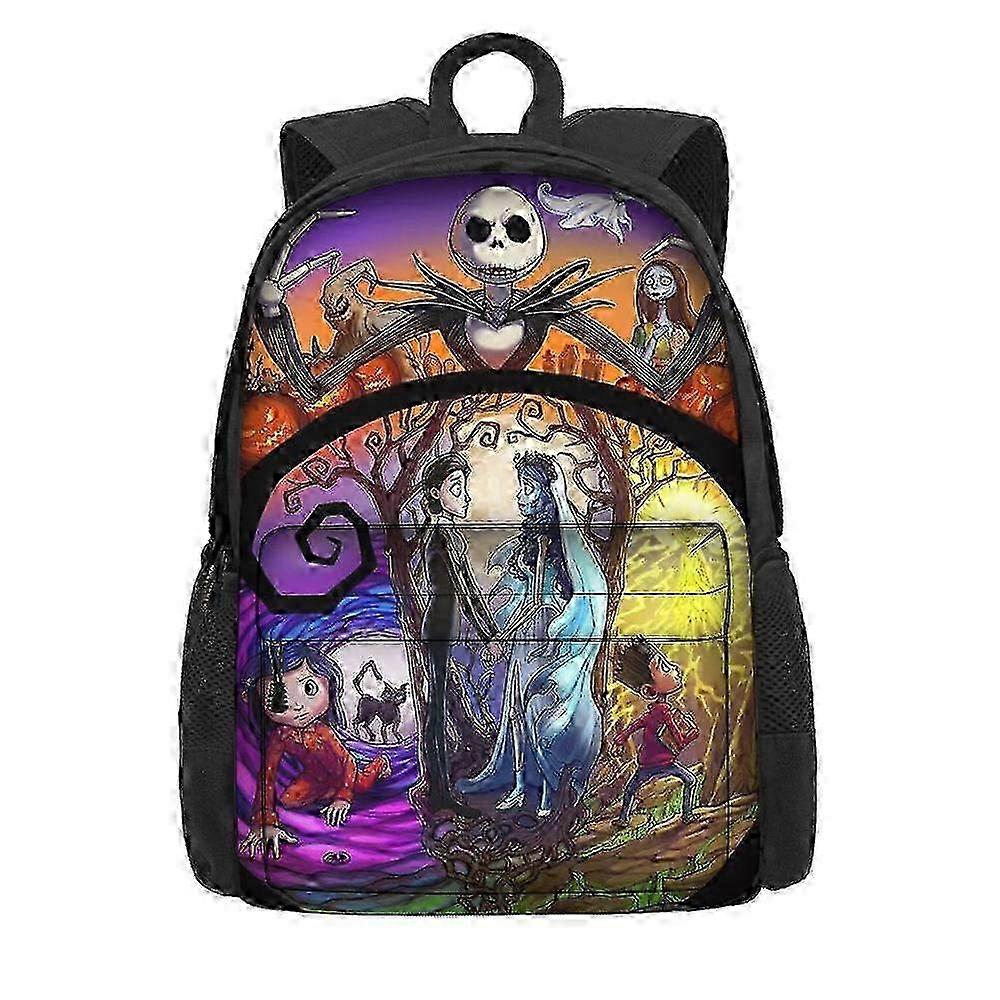The Nightmare Before Christmas Printed Backpack Student Polyester Cartoon Children's Backpack