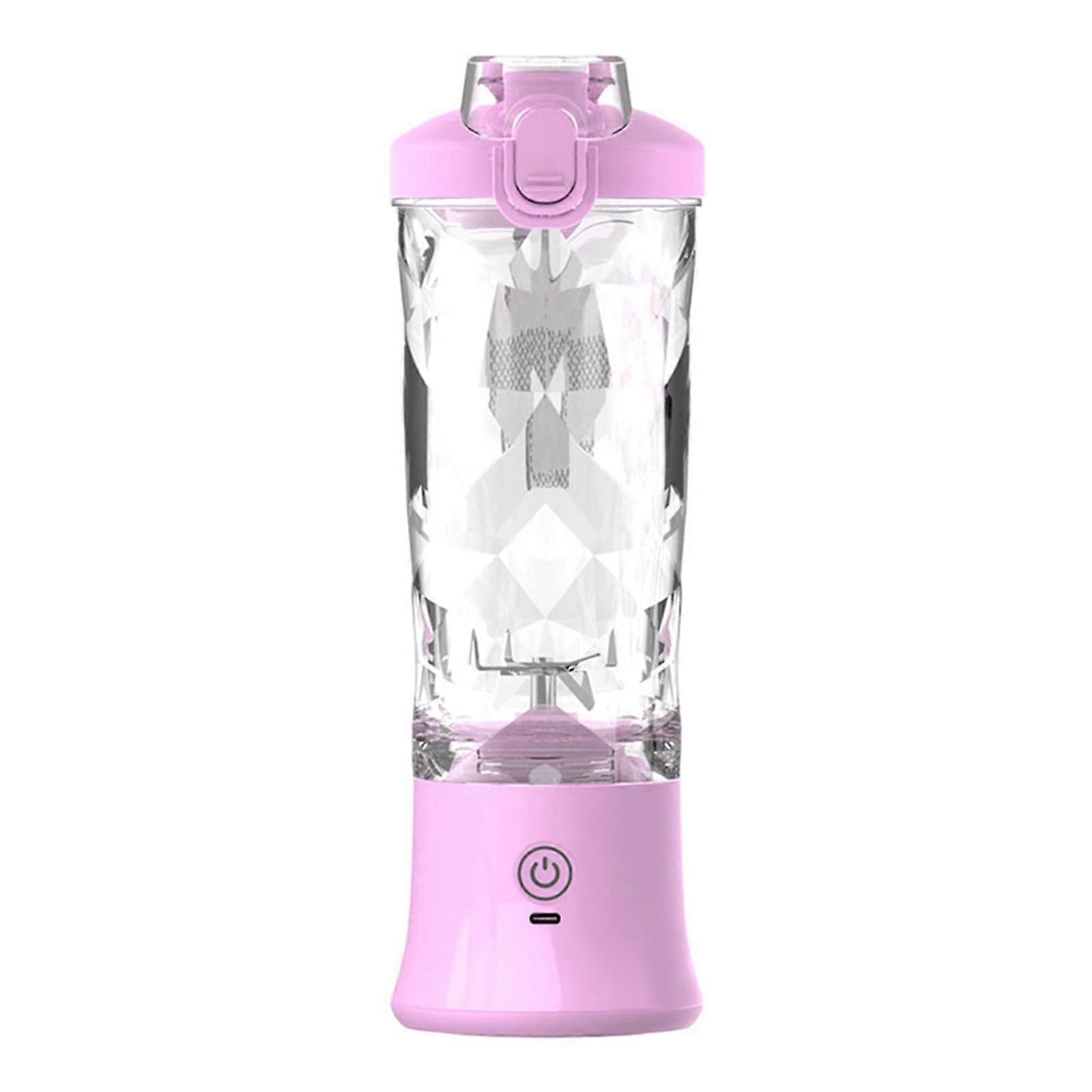 Portable Fruit Blender 600ml Capacity USB Rechargeable  Speed Motor For Smoothies And Protein Shakes