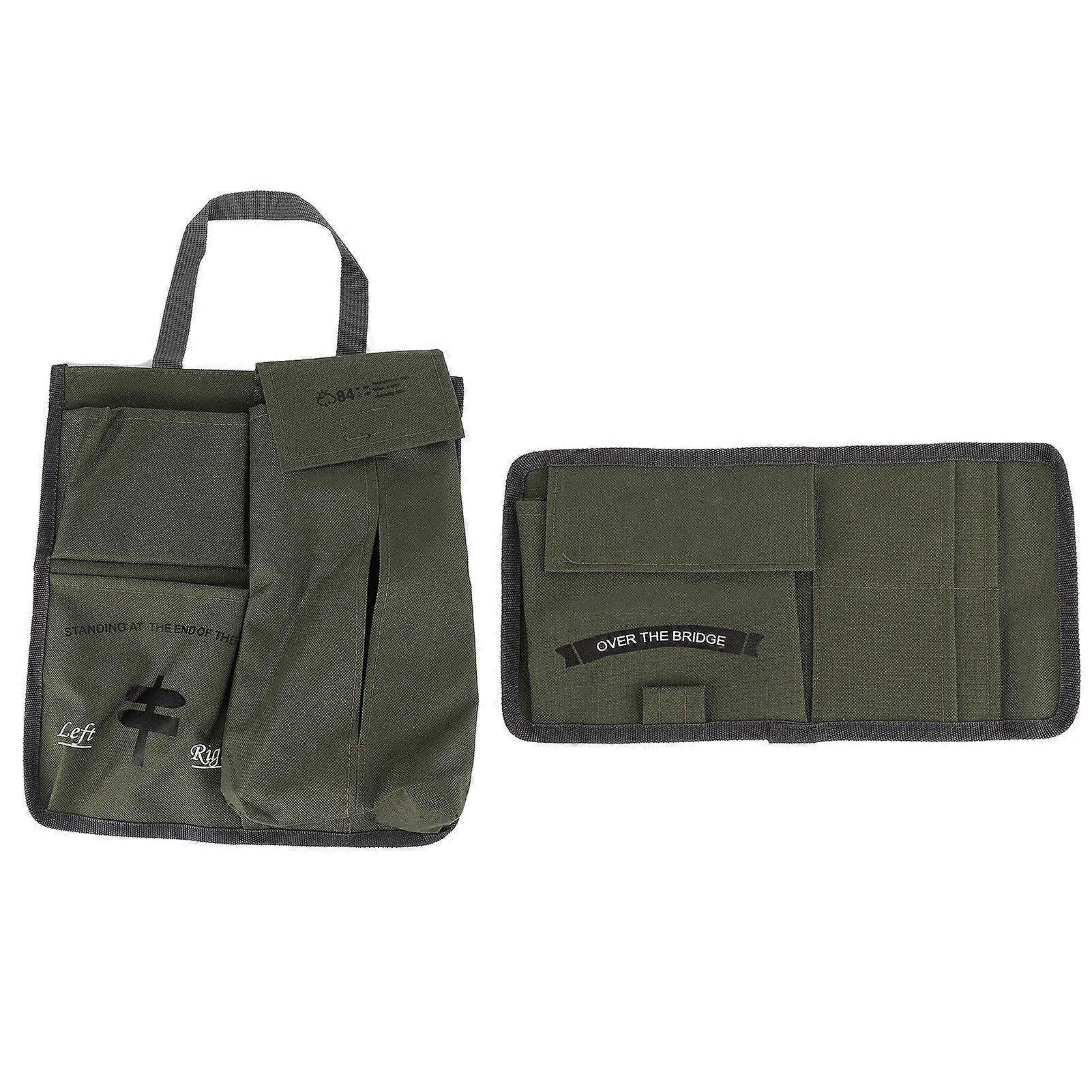 Multi-function car visor bag for toys and drinks storage