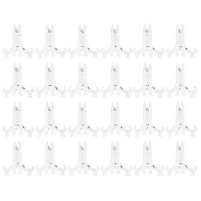 24pcs easel plate stands mini display holder rack kitchen plate holders