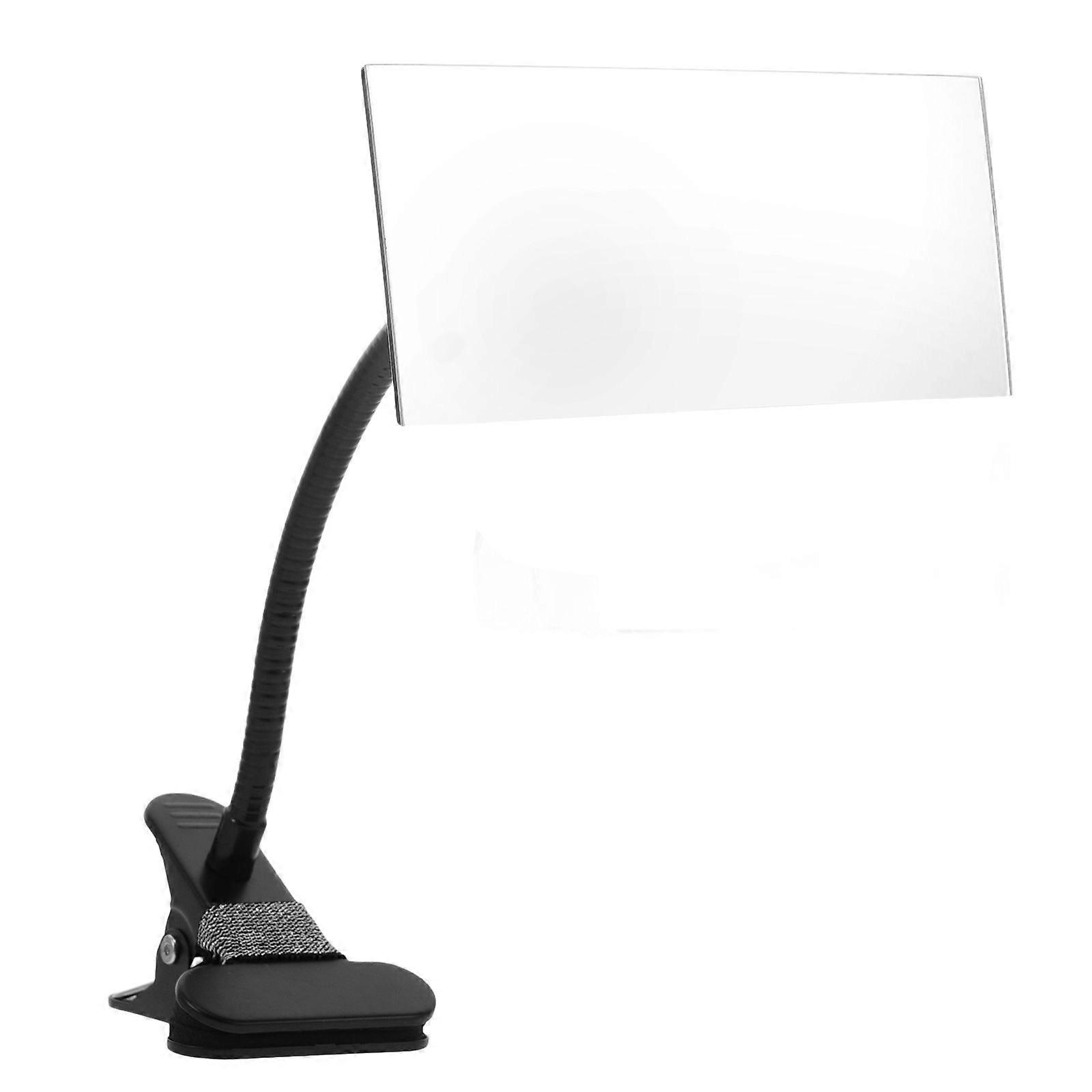Clip On Security Mirror, Convex Cubicle Mirror Desk Computer Pc Monitor To See Behind You For Personal Safety And Security Desk Rear View Monitors Or 
