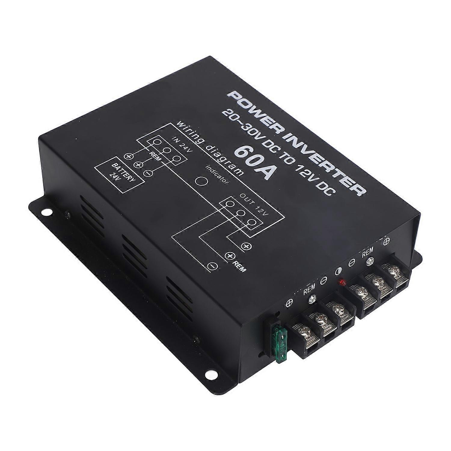 DC 24V to 12V Step Down Converter Voltage Reducer Converter with Temperature Control for Cars Trucks