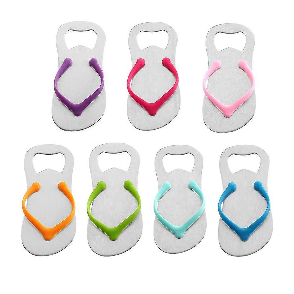 Flipflop Bottle Opener, 7Pack, Gift Wrap For Each Opener, GiftWrapped Opener Set, Party Favor