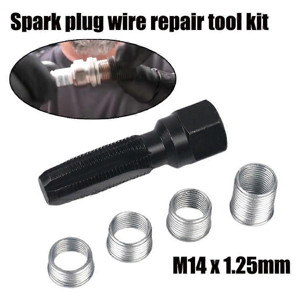 M14*1.25mm ing Plug Rethread Rethreader Repair Tap Tool Reamer rts Kit