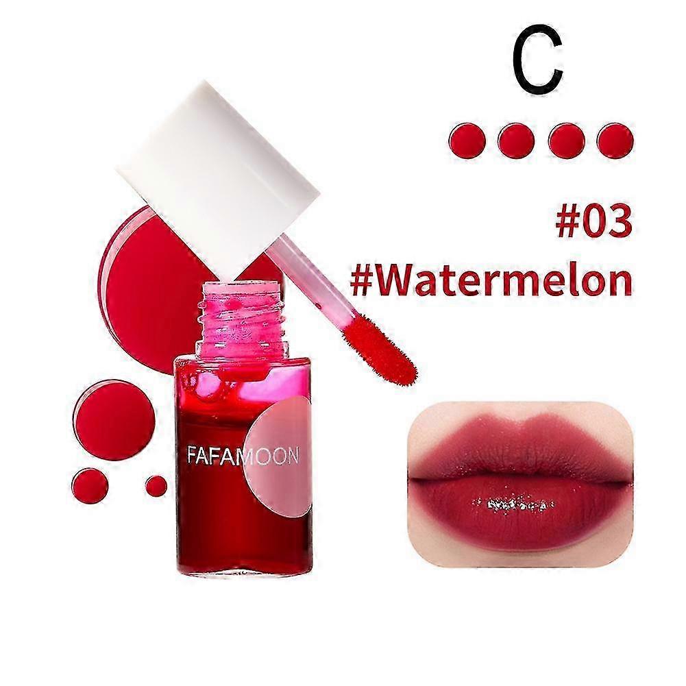 Cujmh Moisturizing Lip Stain 7.1ml Long Lasting Waterproof Non Fade Rich Color Gloss