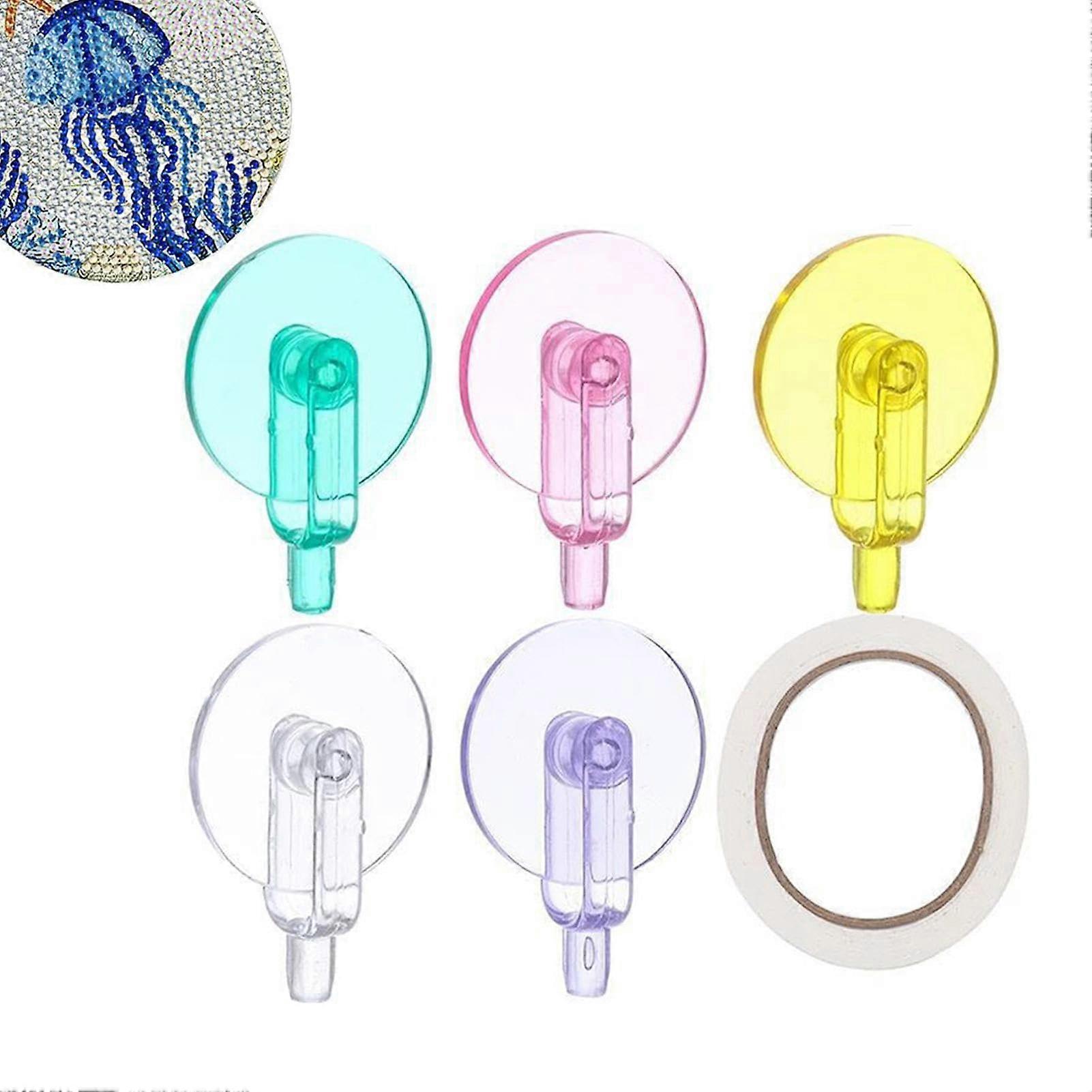 Coloured Pen Rollers Set of 5 with Double Sided Tape for Rhinestones Crystals DIY Craft Tools