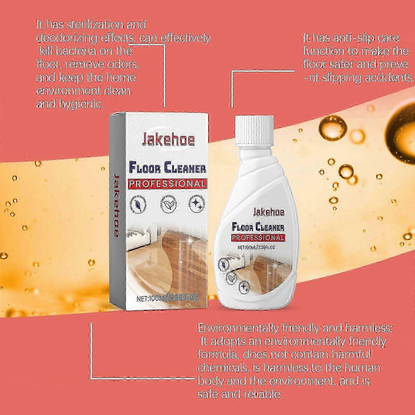 Multi-purpose Floor Cleaner - Tea Leaf Oil Wormwood Extract, Deodorizing Brightening, 100ml