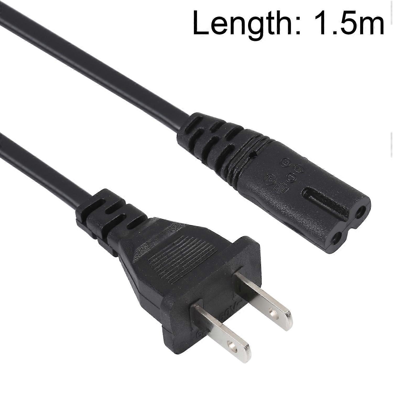 2 Prong Style US Notebook AC Power Cord
