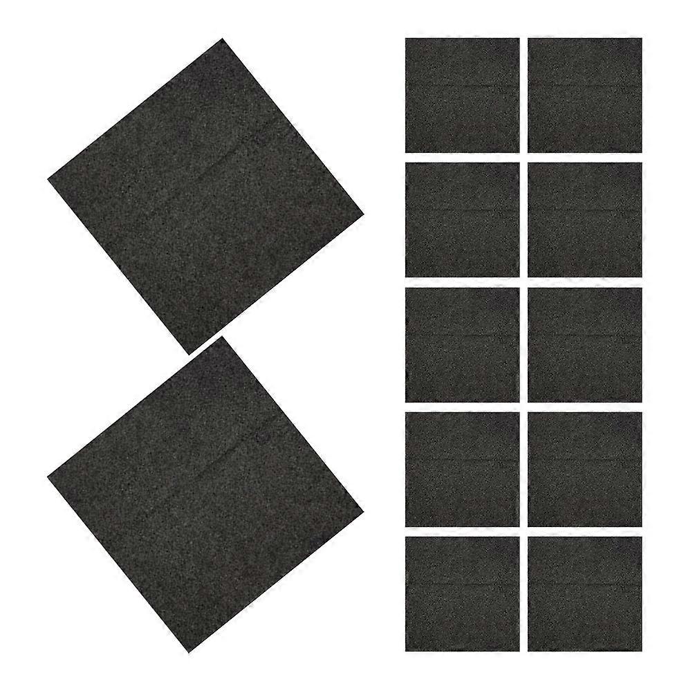 Kitchen Dish Cloths Black Cleaning Cloth for Bathroom Use 20Pcs