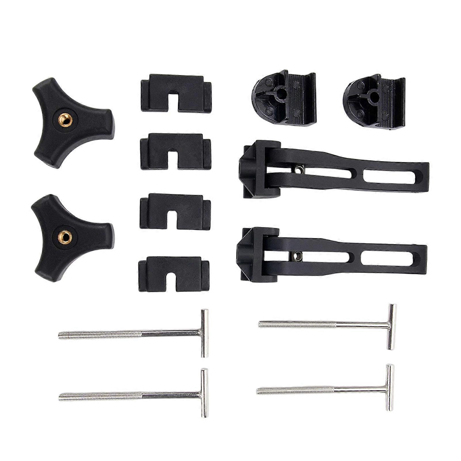 Anti Vibration Pickup Truck Bed Clamp ABS Construction Tool Less Installation Multiple Vehicle Compatibility for Pickup Multicolor